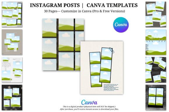 Download 30 Instagram Post Canva Templates - Canva Collection
