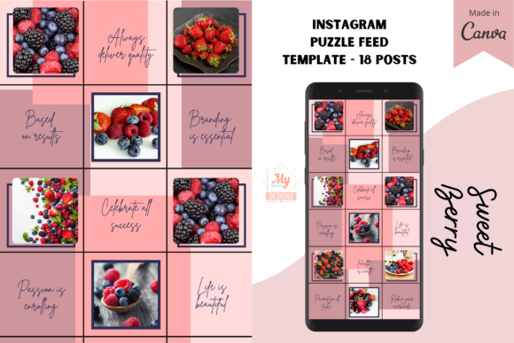 Download Canva Instagram Puzzle Feed Template - Canva Collection