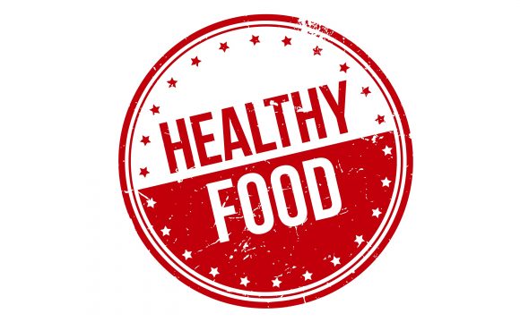 Download Healthy Food Round Rubber Grunge Stamp - Healthy food Collection