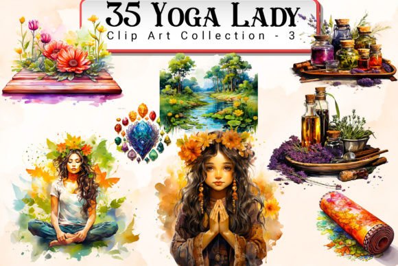 Download Yoga Clipart Bundle 3 - Premium Resources