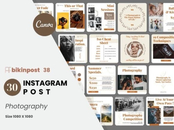 Download Photography Canva Instagram Post Templat - Canva Collection
