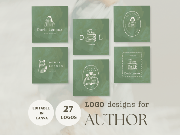 Download Author Canva Logo Template - Canva Collection