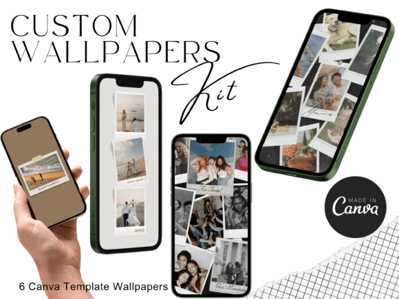 Download Custom Wallpaper Canva Templates Bundle - Canva Collection
