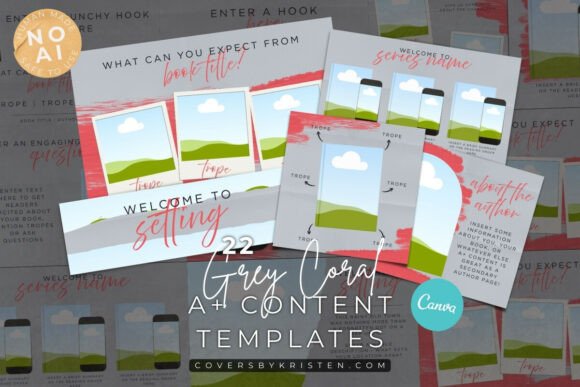 Download Grey a+ Content Author Canva Templates - Canva Collection