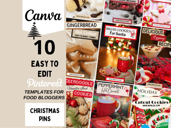 Download Pinterest Template for Canva Christmas - Canva Collection