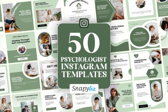 Download Psychologist Instagram Canva Templates - Canva Collection