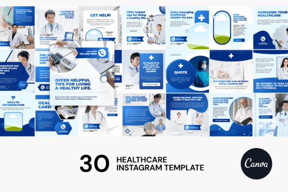 Download Healthcare Instagram Canva Templates - Canva Collection