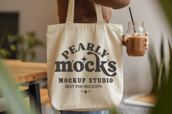 Download Natural Canvas Tote Bag Mockup 44 - Canva Collection