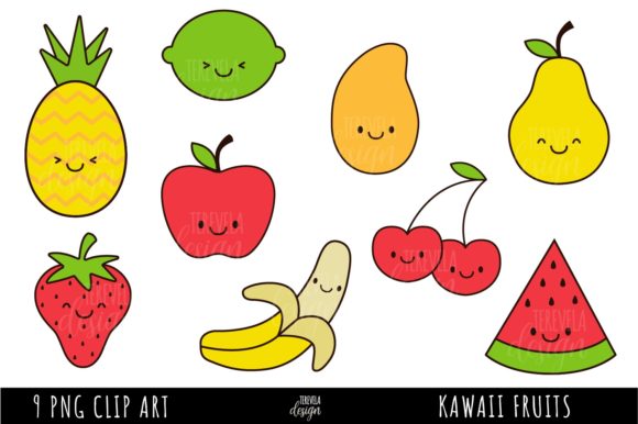 Download KAWAII FRUITS, HEALTHY FOOD - Healthy food Collection