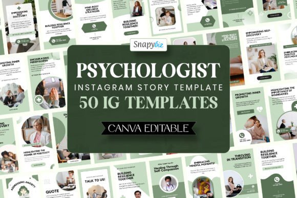 Download Psychologist IG Canva Story Templates - Canva Collection