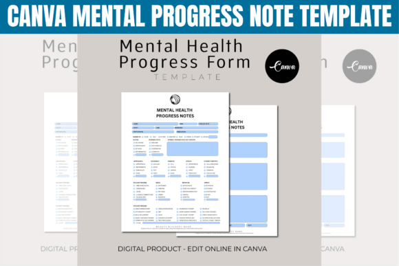 Download Canva Mental Progress Note Template - Canva Collection