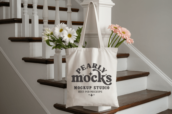 Download Natural Canvas Tote Bag Mockup 49 - Canva Collection