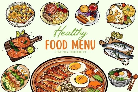 Download Healthy Food Clipart 2 - Healthy food Collection
