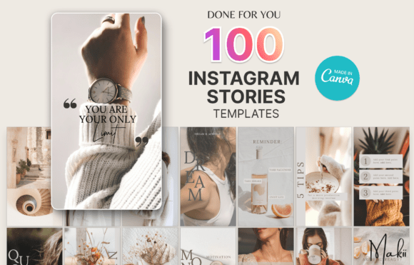 Download 100 Instagram Stories Templates, Canva - Canva Collection