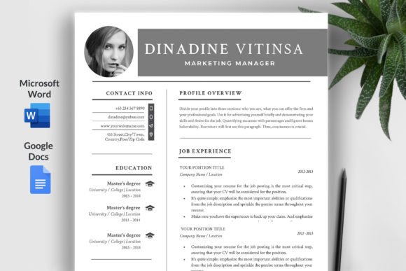 Download Professional Resume Template/ CV - Premium Resources