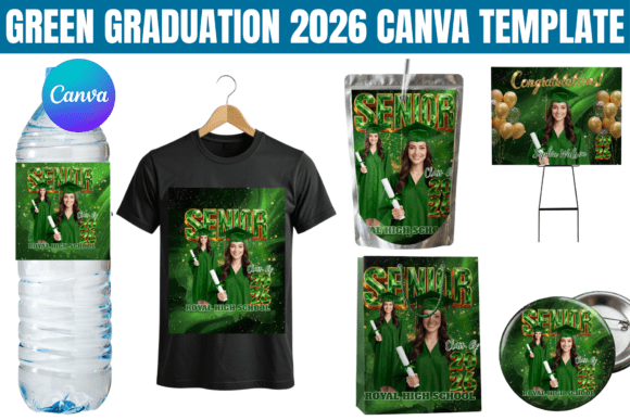 Download Green Graduation 2026 Canva Template - Canva Collection
