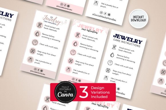 Download Jewelry Care Guide Canva Editable Template - Premium Resources