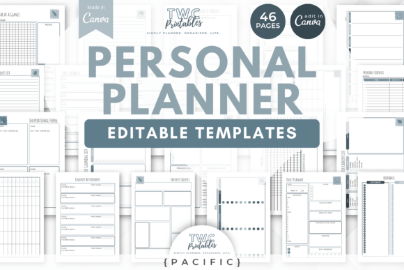 Download Personal Planner Canva Templates | PAC - Personal Collection