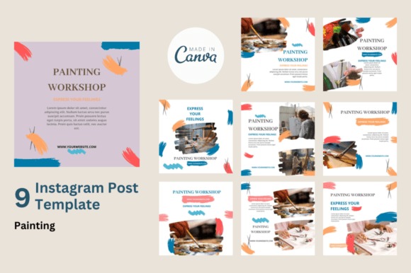 Download Painting Canva Instagram Post - Canva Collection