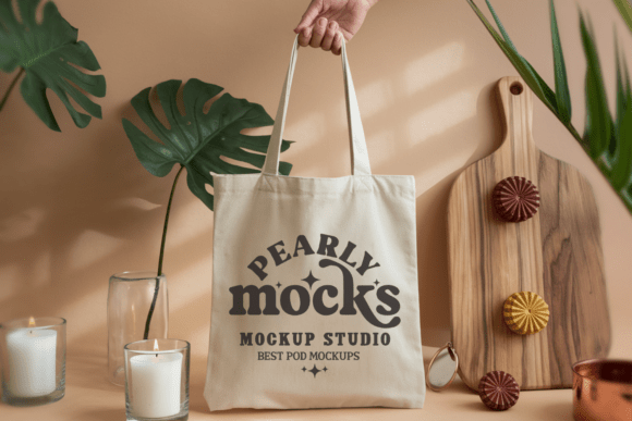 Download Tote Bag Mockup, Canvas Tote Bag Mockup - Canva Collection