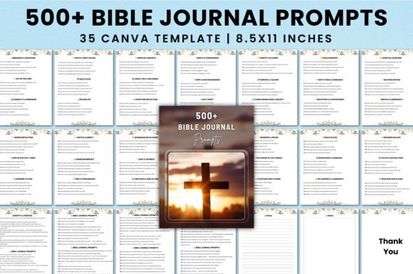 Download 500+ BIBLE JOURNAL Prompts for Canva - Canva Collection