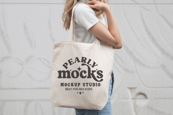 Download Tote Bag Mockup, Canvas Tote Bag Mockup - Canva Collection