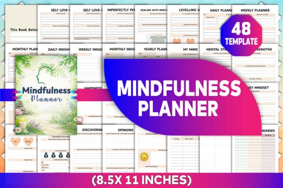 Download Mindfulness Planner Kdp Canva Interiors - Canva Collection