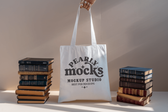 Download Natural Canvas Tote Bag Mockup 50 - Canva Collection