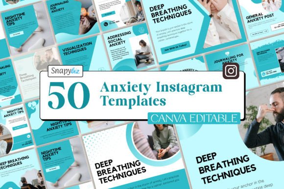 Download Anxiety Instagram Canva Templates - Canva Collection
