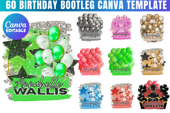 Download 60 Birthday Bootleg Canva Template - Canva Collection