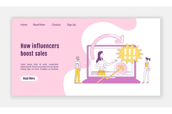 Download How Influencers Boost Sales Landing Page - Sale Collection